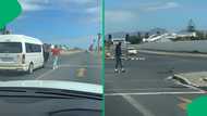 "Humanity is in our DNA": Taxi driver pulls over to help ducklings cross the street, SA moved