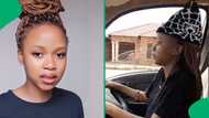 "Kwena's not serious in life": Woman's stressful driving lesson has Mzansi in stitches