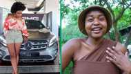 32-year-old woman claps back at follower who criticised her for buying a Mercedes in cash on TikTok