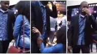 Lady slaps boyfriend for rejecting her proposal in mall after 6 years of dating, video stirs reactions