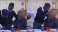 Video of High School boy rubbing and kissing teacher's head causes a stir, TikTok video gets 1 million views