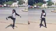 "Michael Ngcobo": Man goes viral after doing the moonwalk on tar road