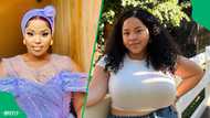 'Izingane Zes'thembu': Tirelo pleads with Amahle to ask Mpumelelo to pay child support, SA reacts