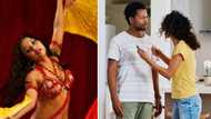 Man lands in trouble for staring and clapping for hot belly dancer in funny video, bae not impressed