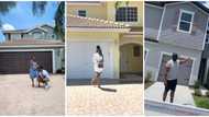 3 Siblings buy 3 big houses for themselves, celebrate their achievement on social media