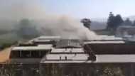 Umzinto prison up in flames as inmates protest on roof of facility