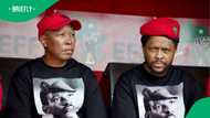 EFF leader Julius Malema shoves Mbuyiseni Ndlozi out of way at rally in resurfaced clip