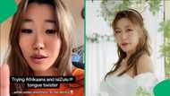 "Girl please": Korean woman in SA speaking Afrikaans and Zulu, sends Mzansi laughs its head off