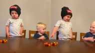 Lol: Adorable babies communicate in silence as they can't resist the candy temptation