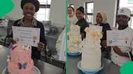"You have excelled": Midrand Baking School class gets SA's attention with stunning wedding cakes