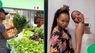 Johannesburg sisters fill their trolley with fruit and vegetables for just R500 at local store