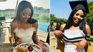 Beautiful graduate bags qualification from 3rd university, gets spoiled rotten