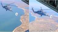Helicopter refuelling in midair sparks huge reactions on social media