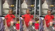 Groovy toddler tries out trendy amapiano dance challenge, Mzansi loves the cuteness: "Challenge closed"