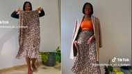 Mr Price skirt for R199 styled by creative woman, TikTok video shows how it can be worn every day