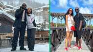 Dr Musa Mthombeni and Liesl Laurie share French Alps escapade in Insta video