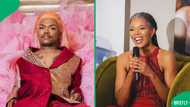 Somizi Mhlongo fan-girls over Connie Ferguson in wholesome reunion: "My dream has come true"