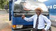 Grateful ex-students from Potch Old Boys Society gift 'Oom Solly' a truck