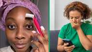 Woman shaves her eyebrows in viral TikTok video leaving Mzansi astonished