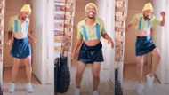 Dezemba vibes: Man's killer dance moves in mini skirt and crop top is a whole mood