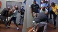 Video shows man being assaulted in police station while cops stand idly by