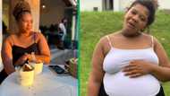 South African woman shares dramatic pregnancy transformation in TikTok video: "I respect men"