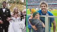 RWC: Rugby player Eben Etzbeth and his wifey join the Springbok fans in France