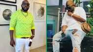 Mzansi impressed by DJ Maphorisa's full face reveal, minus the designer shades and hats