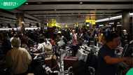 "Weird timing": Heathrow passengers sleep in plastic trays after UK air traffic control failure