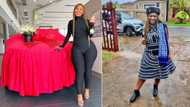 Curvy stunner praises ancestors for copping her first whip, Mzansi stans: 'Makukhanye'