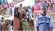 Muslim mum of 5 sheds tears on her knees in church as female pastor gives her daughter scholarship