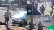"They stayed so calm": CCTV shows Jehovah's Witnesses robbed at gunpoint during morning ministry