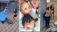 Weekly wrap: Energetic gogo & lil girl dancing, Zoe on co-parenting with Lebo M & lady in Gucci cooks pap