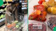 "Not monthly": Weekly grocery haul video for Mzansi family of 4 leaves TikTok in disbelief