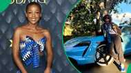 Thuso Mbedu celebrates two years partnership with Porsche USA, Mzansi reacts: "This is so fly"