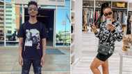 Pearl Thusi: Emtee shares screenshot of Insta live with actress after revealing his crush, Mzansi ships them