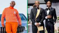 Mafikizolo's Theo Kgosinkwe celebrates look-alike son Oatlegile's birthday, snap pulls heartstrings