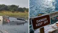 'Toyota is the car it thinks it is', Hilux driver powers out of river as Mzansi praises man's bravery