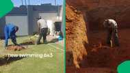 "Takes me back to Apartheid": SA has mixed responses seeing men dig massive hole for pool