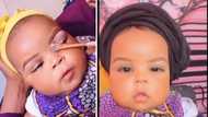 Video of baby getting make-up done sparks outrage on social media: "She's too young for make-up"