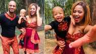 “A thousand suns”: Young family in matching traditional outfits thrills Mzansi