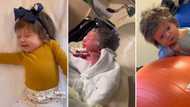 Video of newborn baby with full head of hair has TikTok users in awe: “Looks like a baby wig”