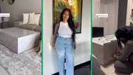 Mzansi amazed by woman's DIY marble coffee table in viral TikTok video: "This is gorgeous"