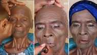 Photos of a gogo getting a full face beat leave netizens in stitches: "She looks better without make-up"