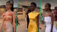 Models stun in Kasi with stylish attires, garnering massive online attention