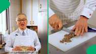 “It’s not too sweet”: Japan ambassador Fumio Shimizu makes SA’s famous Peppermint Crisp Tart