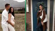 Springbok player Handre Pollard's wife shares glowing pregnancy pics: Mzansi swoons over bump