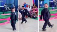 Little boy hits the runway with a familiar walk, SA jokes about putting him in jail: "Stop him kuseEarly"