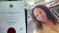 Woman gets medical degree after finally paying off student debt over a year, Mzansi congratulates her
