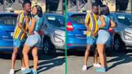 "2nd born loading": Mzansi cracks jokes at TikTok couple's playful reunion and husband's affection